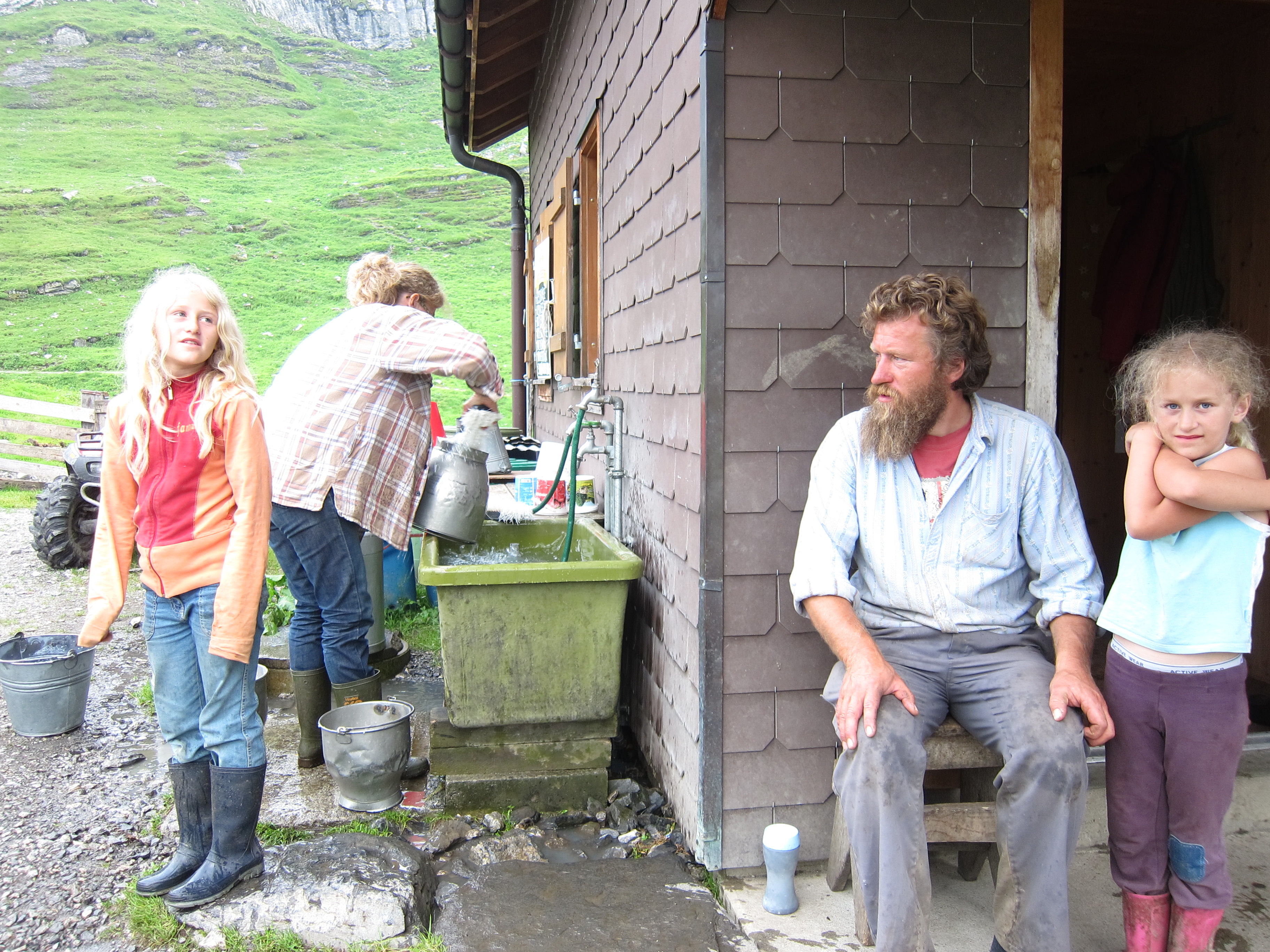 Marlen, Beatrice, Daniel und Lydia B&uuml;rgler - Glattalp