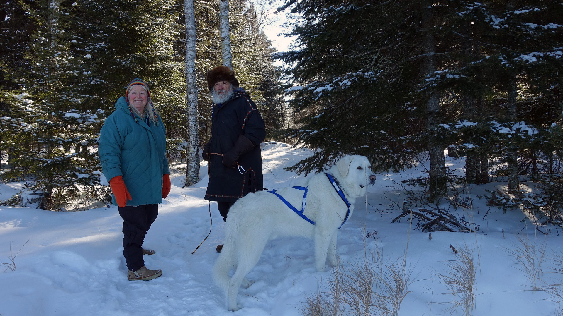 Bert und Johnnie Hyde in Ely, Minnesota
