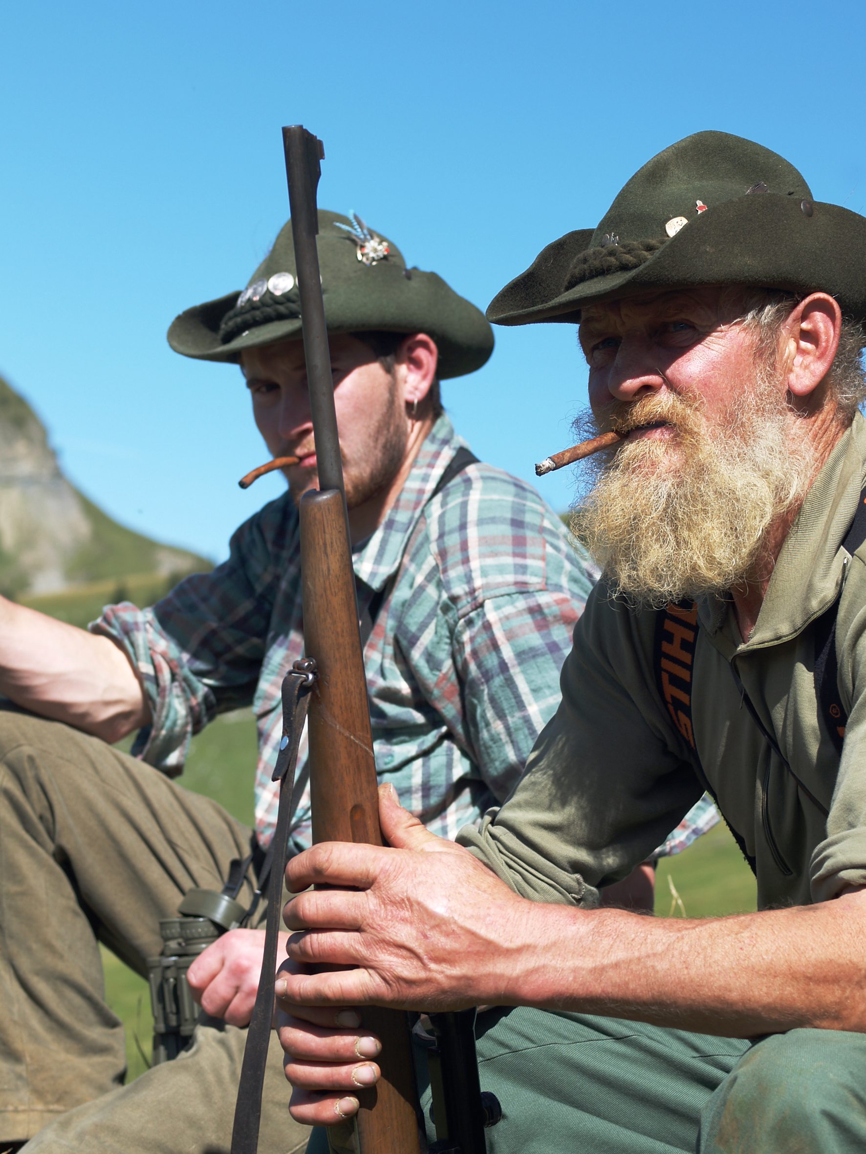 Kari Reichmuth auf der Jagd 